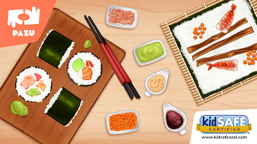 Juegos de restaurante de sushi para niños